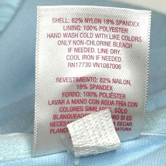 Xhiliration Junior's Women's Blue Shirred Underwire Adjustable Bikini Top New! - Picture 12 of 12